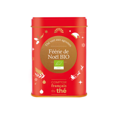 boite metal the vert feerie noel bio