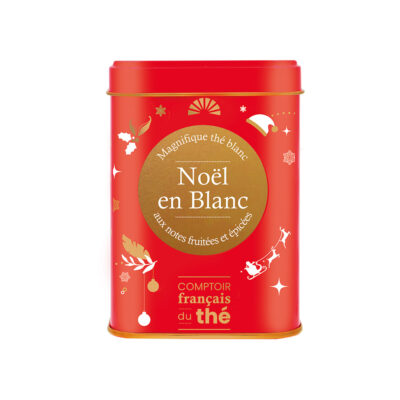 boite metal the blanc noel blanc