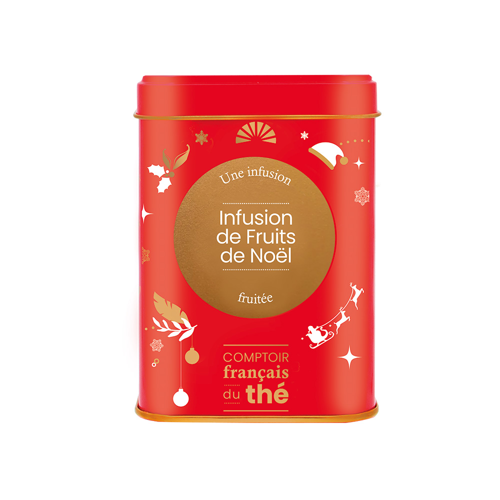 boite metal infusion fruits noel