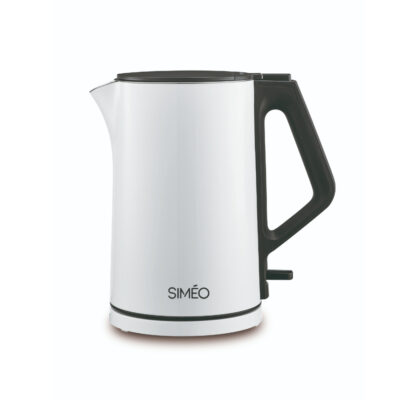 bouilloire simeo double paroi blanche thes infusions