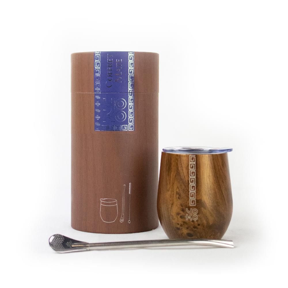 kit mate coffret degustation calebasse bombilla goupillon