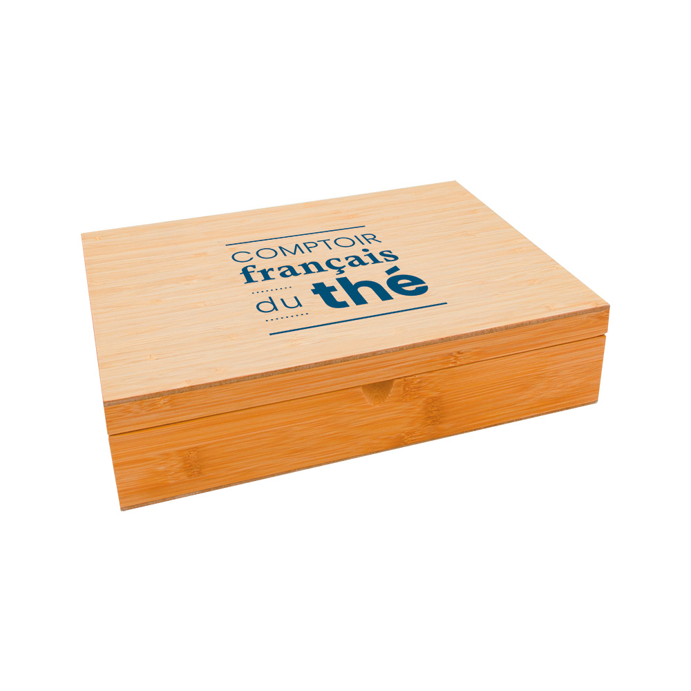 Coffret bois 10 compartiments