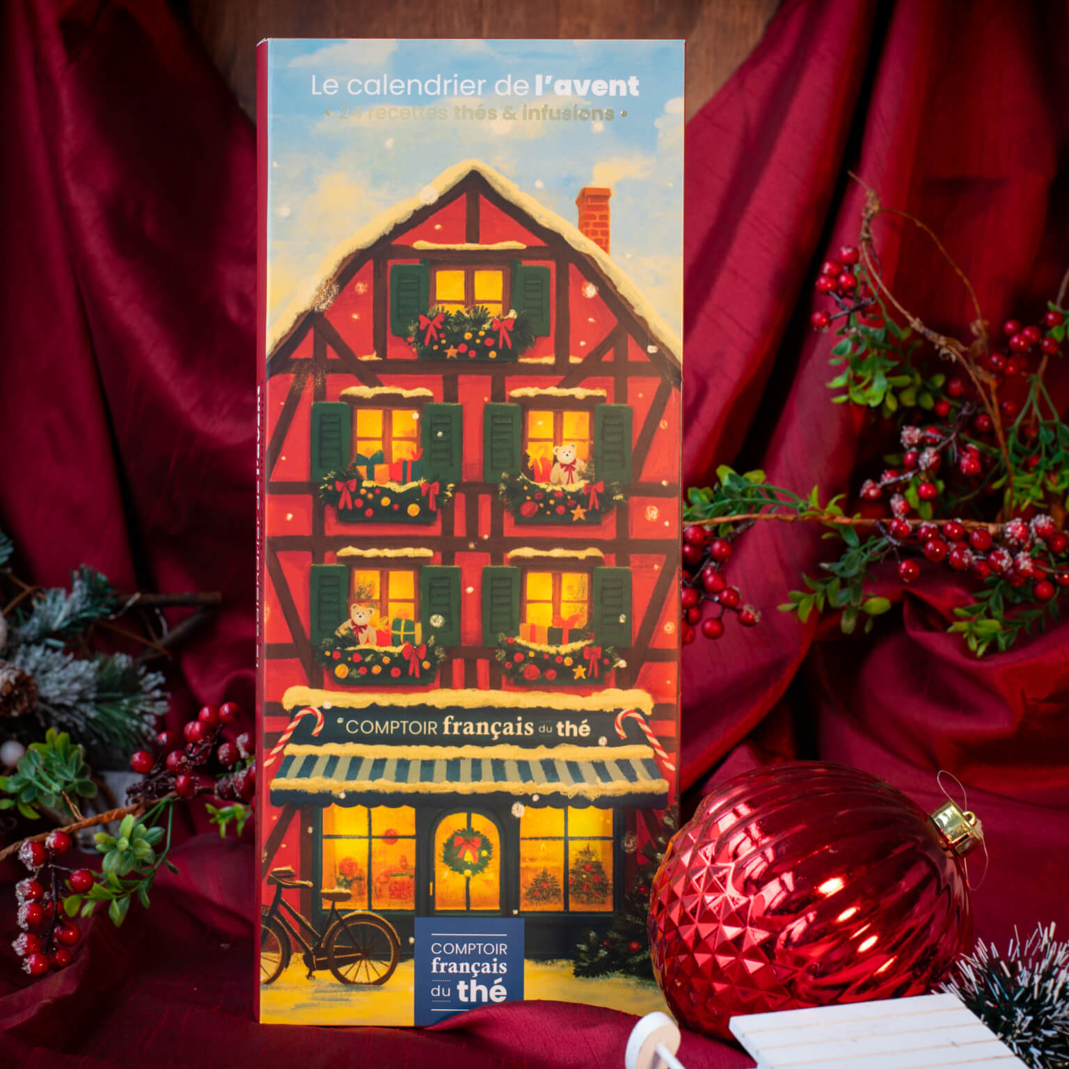 face avant calendrier avent 2025 salon noel