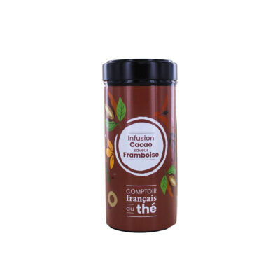boite metal infusion cacao framboise