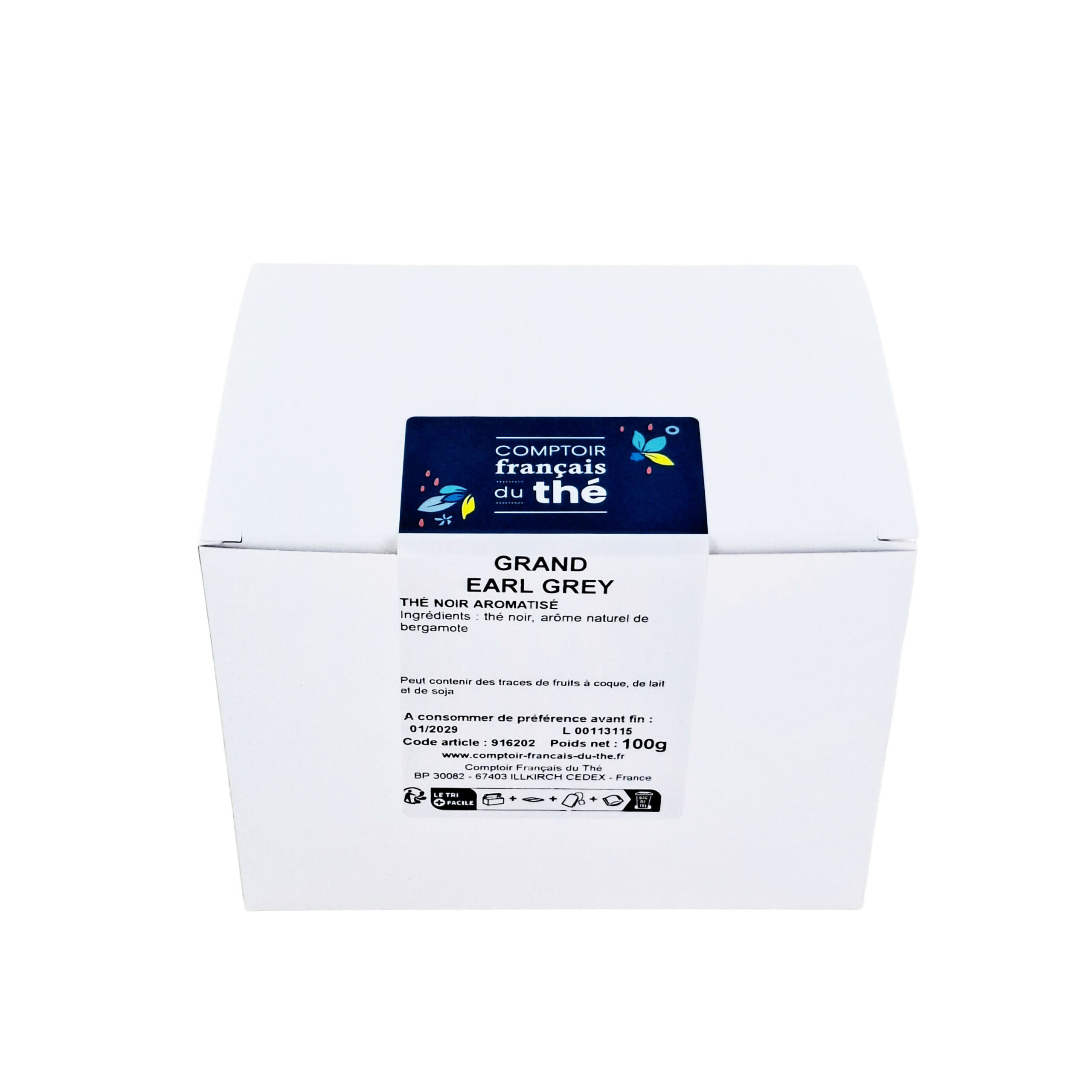 boite cinquante sachets grand earl grey