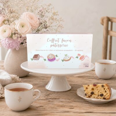 coffret patisserie thes infusions aromatises