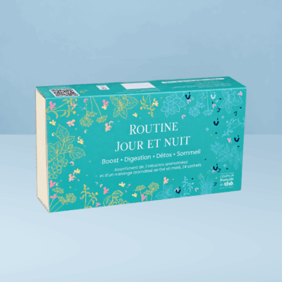 coffret routine jour nuit thes infusions detox boost