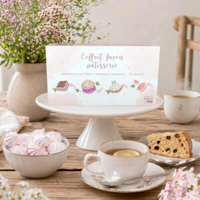 coffret patisserie thes infusions aromatises