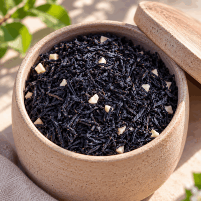 tas the noir aromatise amande